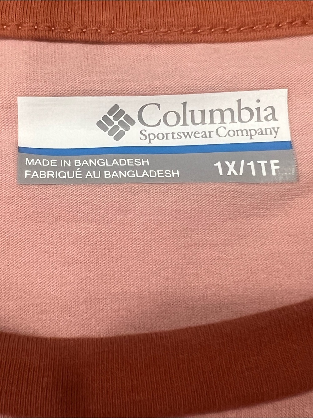 Columbia Women's Plus Size Sun Trek 3/4 Sleeve Baseball Style Tee Shirt 1XL - Picture 6 of 7